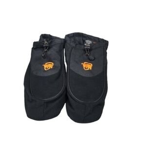 Arctic Shield Black Boot Liners Large 10-11 Orange Detail Zip Up Back